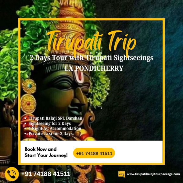 Tirupati Sightseeing Package for 2 Days